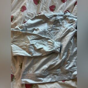 pilcro metallic/silver sweater